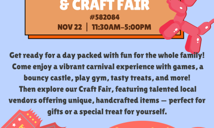 Sunset Family Carnival & Craft Fair – Nov 22