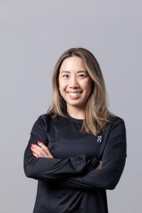 Michelle Hang, Personal Trainer For 9 years, Michelle has been a Registered Nurse, working in adult education and direct client care in the home health setting. She started personal training as a way to support others with their health, but in a more preventative manner. She loves playing volleyball and training for Hyrox twice despite tearing multiple knee ligaments last year. Fitness can be an intimidating venture, but with the right support and personalized plan, it can be an enjoyable and lifelong activity. Whether you’re coming back from an injury, want to develop more strength, or learn correct form, Michelle will be happy to help!