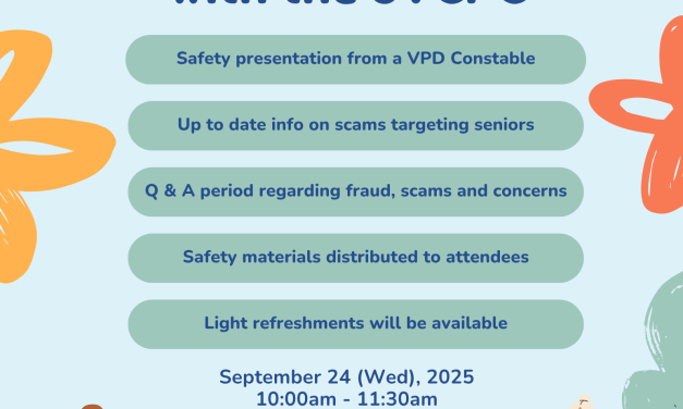 Seniors Scam Talk with the SVCPC – Sep 24